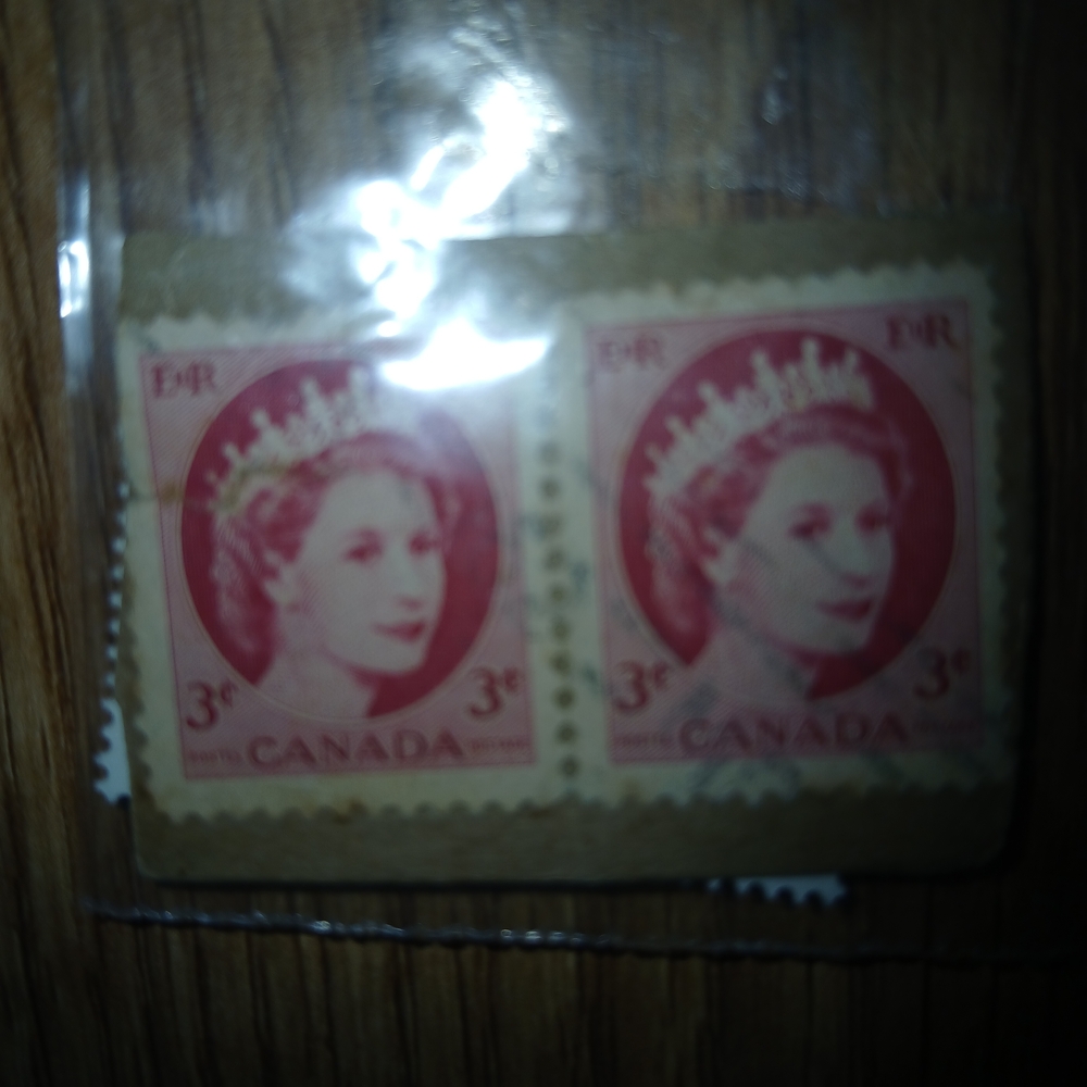 RARE NEW Vintage Canadian Stamps with Queen Portrait